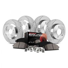 Power Stop 1-Click Z23 Evolution Sport Drilled and Slotted Front and Rear Brake Kit