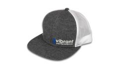 Vibrant Performance Ball Cap Grey/White - 39035