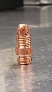 1/16in-1.6 mm Stubby Collet body for 17,18and 26 torch