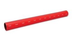 Vibrant 4 Ply Reinforced Silicone Straight Hose Coupling - 1.5in I.D. x 36in long (RED)