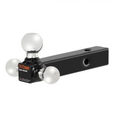 Curt Multi-Ball Mount (2in Hollow Shank 1-7/8in 2in & 2-5/16in Chrome Balls)