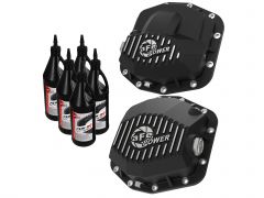 aFe Pro Series Front and Rear Diff Cover Kit w/ Oil 2018+ Jeep Wrangler (JL) V6 3.6L (Dana M220)