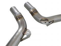aFe Twisted Steel  Street Connection Pipes Stainless 11-19 Dodge Challenger V6-3.6L