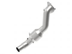 aFe Twisted Steel Down-Pipe w/ Cat 2019 Ford Ranger 2.3L