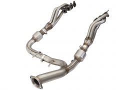 aFe Power Twisted 409 SS Long Tube Header and Y-Pipe (Street Series) 15-18 Ford F150 V8-5.0L