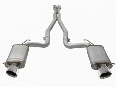 aFe Mach Force-Xp 3in CB Stainless Steel Dual Exhaust System w/Polished Tips 09-15 Cadillac CTS-V