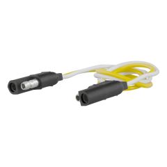 Curt 2-Way Flat Connector Plug & Socket w/12in Wires