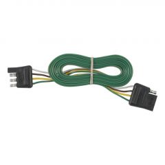 Curt 4-Way Flat Connector Plug & Socket w/72in Wires