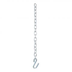 Curt 27in Safety Chain w/1 S-Hook (7000lbs Clear Zinc)