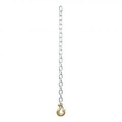 Curt 35in Safety Chain w/1 Clevis Hook (11700lbs Clear Zinc)