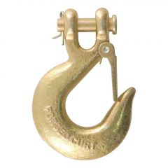 Curt 3/8in Safety Latch Clevis Hook (24000lbs)