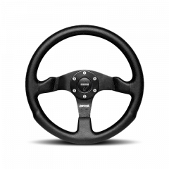 MOMO Competition Steering Wheel 350 mm - Black AirLeather/Black Spokes