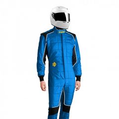MOMO Corsa Evo Driver Suits Size 64 (SFI 3.2A/5/FIA 8856-2000)-Blue