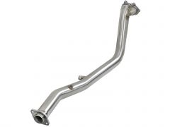 aFe Twisted Steel 2.5in. to 3in. 304 SS Street Series Downpipe 15-18 Subaru WRX STi H4-2.5L (t)