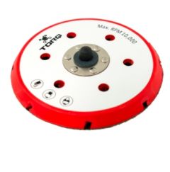 Chemical Guys TORQ R5 Dual-Action Red Backing Plate w/Hyper Flex Technology - 6in (P12)