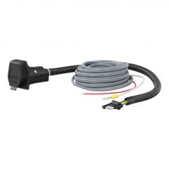 Curt 4-Way Flat Electrical Adapter w/Brake Controller Wiring