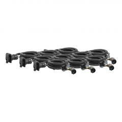 Curt 99-18 GMC Sierra 3500 HD 7ft Harness Extension (Adds 7-Way RV Blade to Truck Bed 10-Pack)