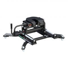 Curt E16 5th Wheel Hitch w/Roller and Ram Puck System Adapter