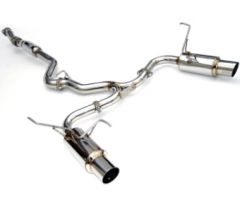 INVIDIA CAT-BACK EXHAUST, N1 Stainless Steel Tip Cat-Back Exhaust Subaru WRX/STI 15-UP