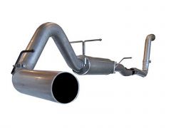 aFe Power LARGE Bore HD Exhausts Turbo-Back SS-409 EXH TB Ford Diesel Trucks 03-07 V8-6.0L (td)