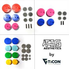 Silicon Purge Plugs, Tig Aasthetics by Ticon FULL KIT ( Manifold, Header and Exhaust)