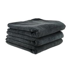 Chemical Guys Workhorse Professional Microfiber Towel (VRP) - 24in x 16in - Black - 3 Pack (P16)