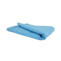 Chemical Guys Waffle Weave Glass & Window Microfiber Towel - 24in x 16in - Blue (P48)