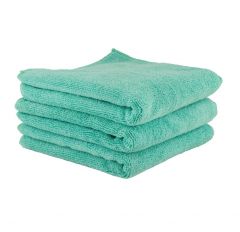 Chemical Guys Workhorse Professional Microfiber Towel (Exterior)- 16in x 16in - Green - 3 Pack (P16)