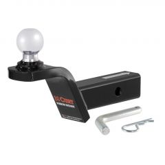 Curt Fusion Ball Mount w/2in Ball (2in Shank 7500lbs 2in Rise)