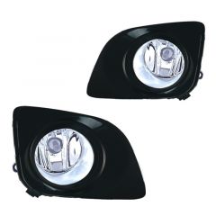 WINJET 09-15 TOYOTA VENZA FOG LIGHT - CLEAR (WIRING KIT INCLUDED)