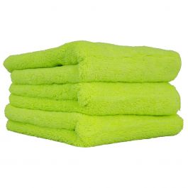 Chemical Guys MIC32303 - El Gordo Thick Professional Microfiber Towel 16.5in x 16.5in Green 3 Pack (P16)